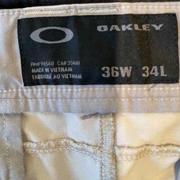 Oakley Men's Light Tan Golf Pants - Picture 2 of 6